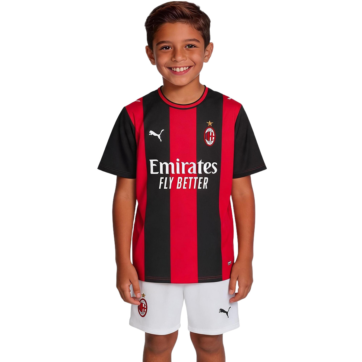 Kids AC Milan Home Jersey Kit 2026/27