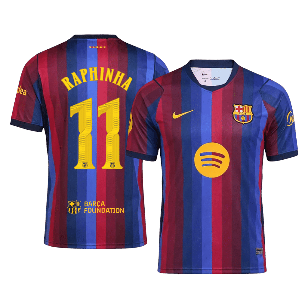 RAPHINHA #11 Barcelona Home Jersey 2026/27 - Cancha Kits