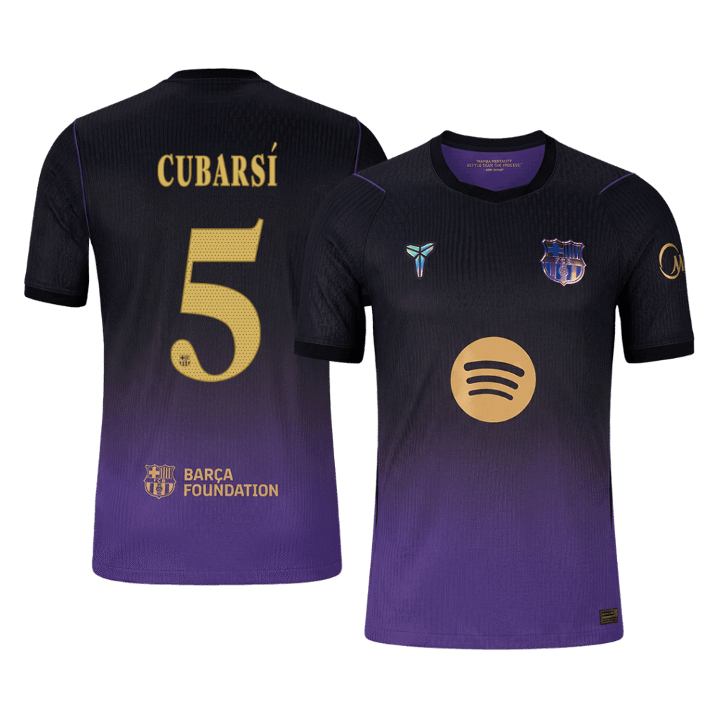 CUBARSÍ #5 Barcelona Away Match Jersey Player Version 2026/27 - Cancha Kits