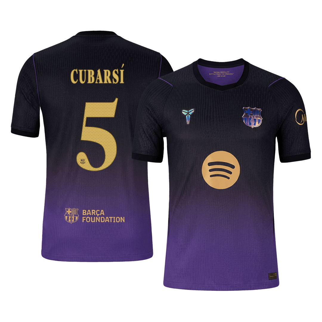 CUBARSÍ #5 Barcelona Away Match Jersey Player Version 2026/27