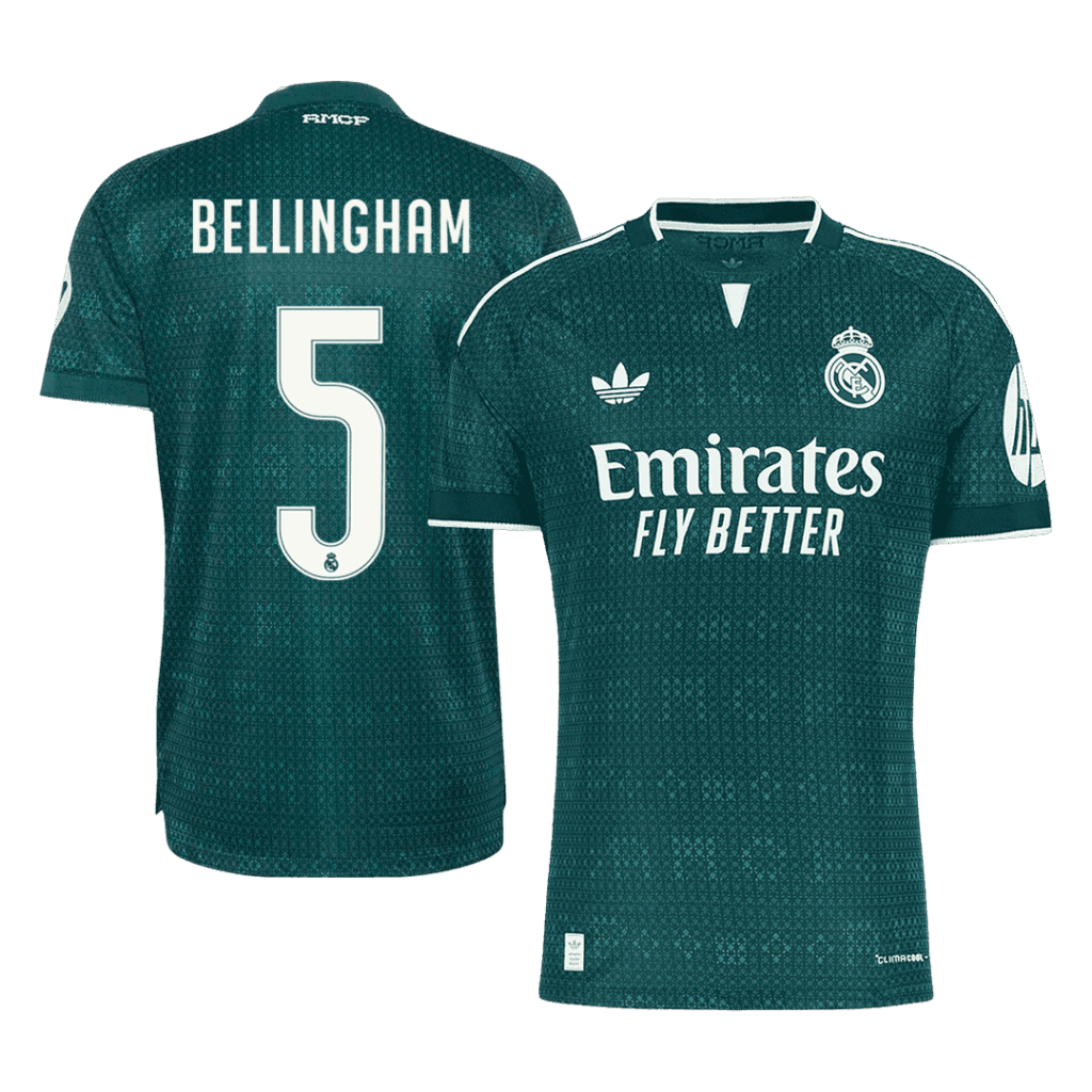 BELLINGHAM #5 Real Madrid Away Match Jersey Player Version 2026/27 - Cancha Kits