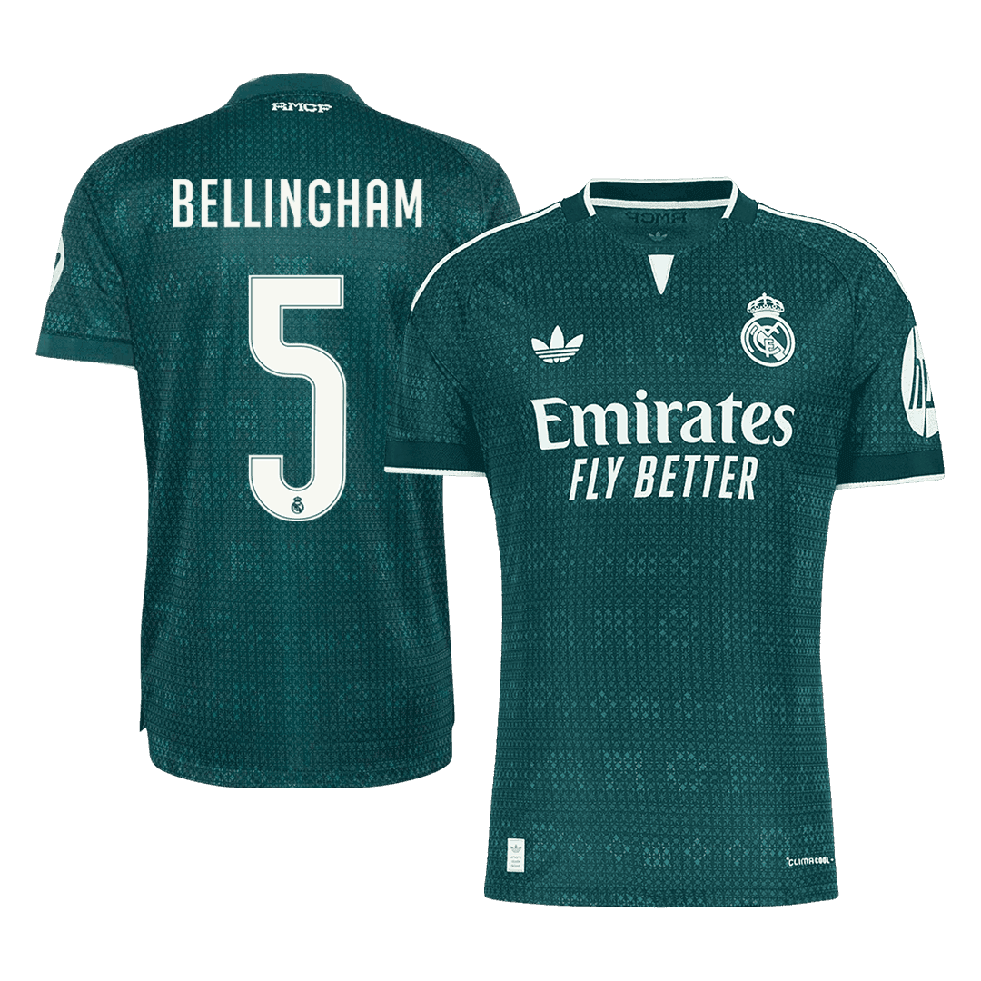 BELLINGHAM #5 Real Madrid Away Match Jersey Player Version 2026/27