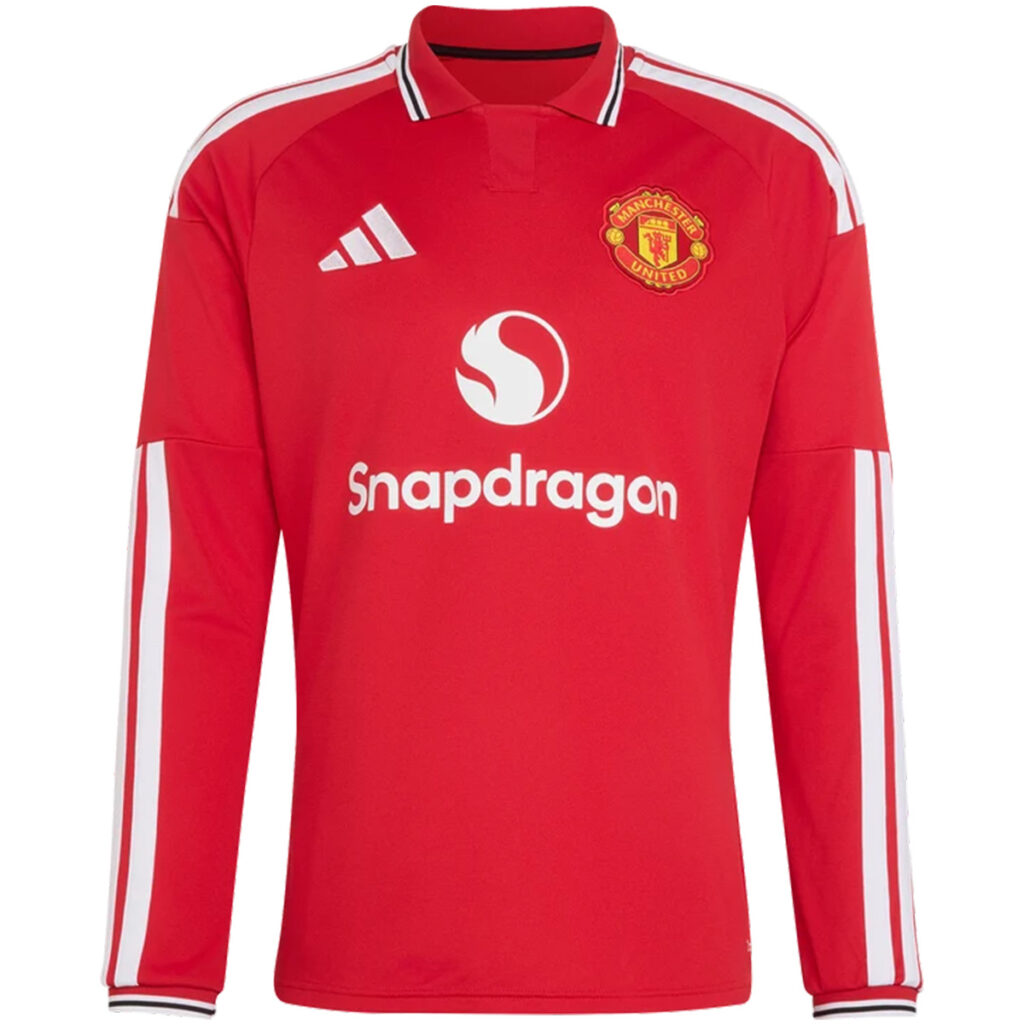 Manchester United Home Long Sleeve Jersey 2026/27 - Cancha Kits