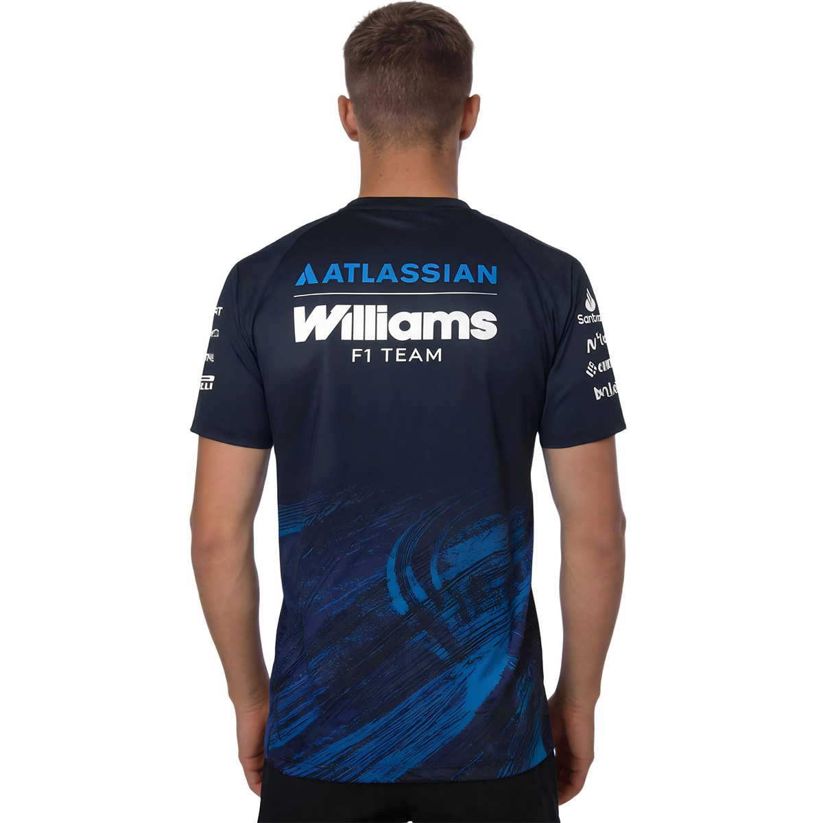 Williams F1 Racing Team New Era Replica Tech T-Shirt 2026 (back view)