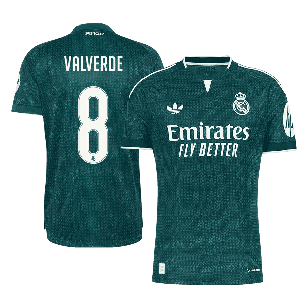 VALVERDE #8 Real Madrid Away Match Jersey Player Version 2026/27