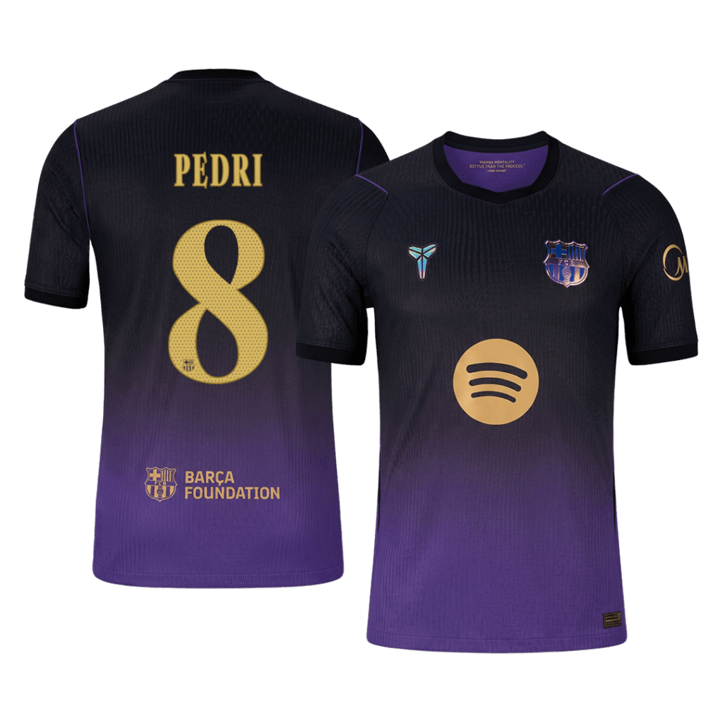 PEDRI #8 Barcelona Away Match Jersey Player Version 2026/27 - Cancha Kits