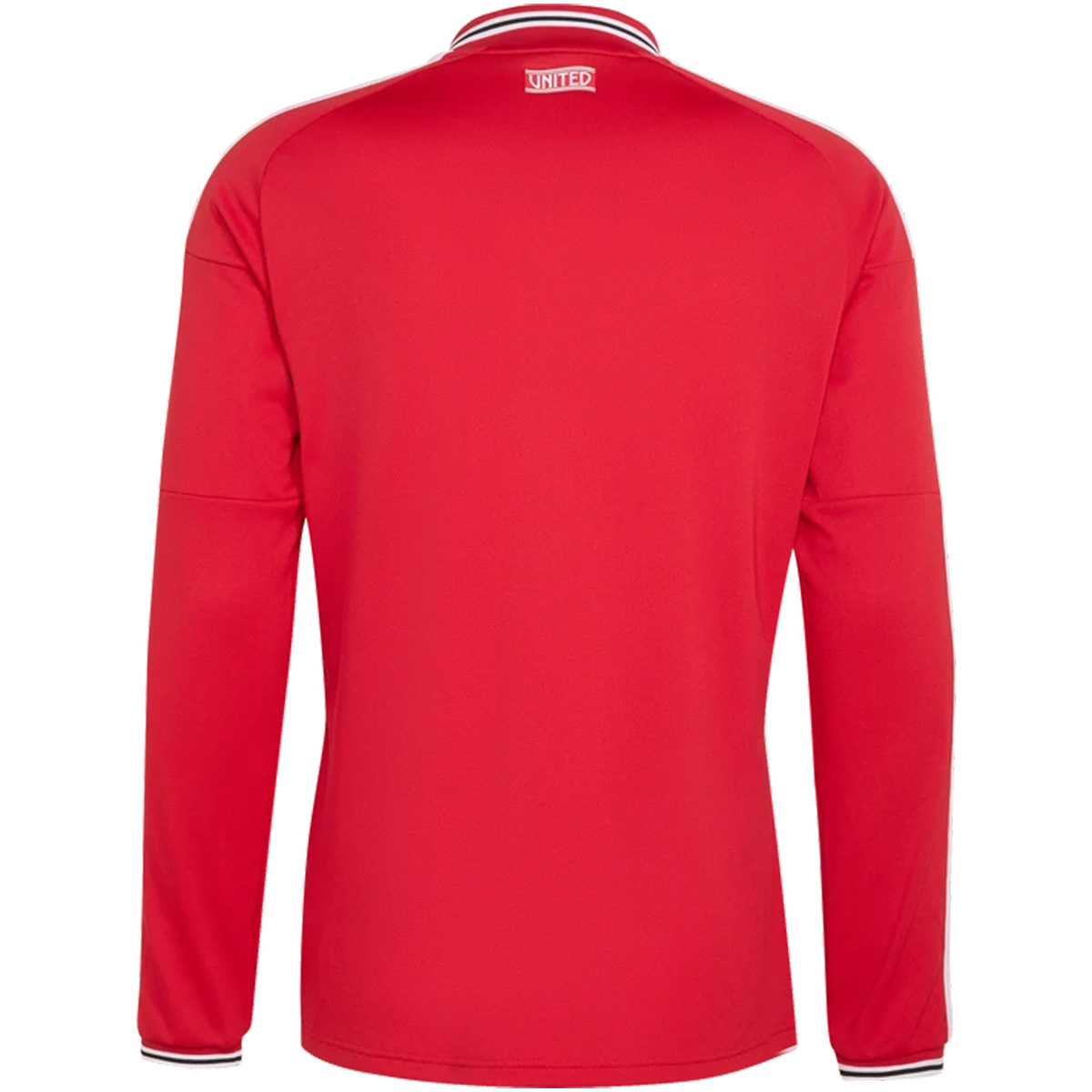 Manchester United Home Long Sleeve Jersey 2026/27 (back view)