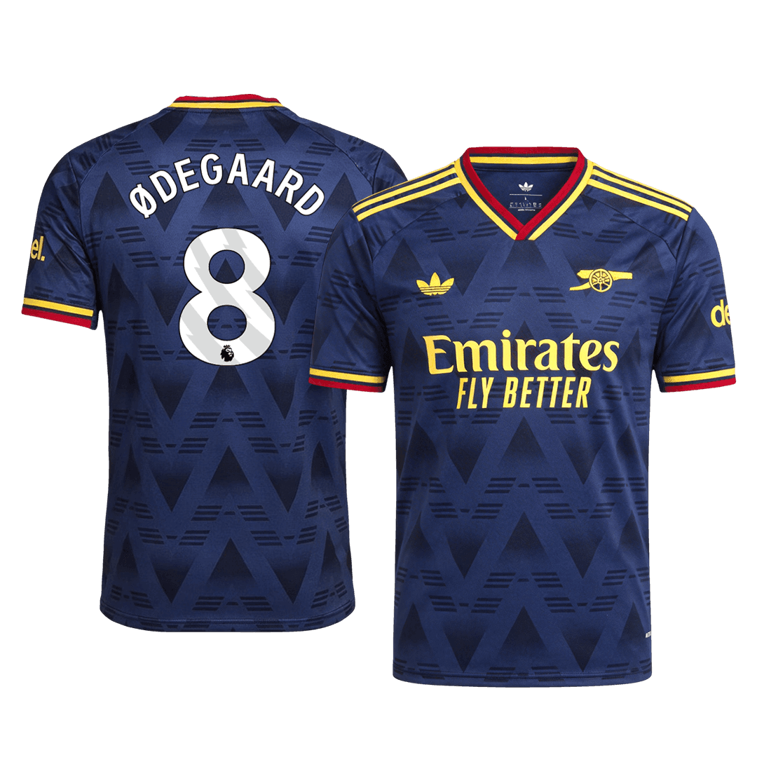 ØDEGAARD #8 Arsenal Away Match Jersey Player Version 2026/27