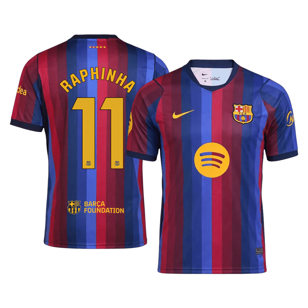 RAPHINHA #11 Barcelona Home Jersey 2026/27 - Cancha Kits