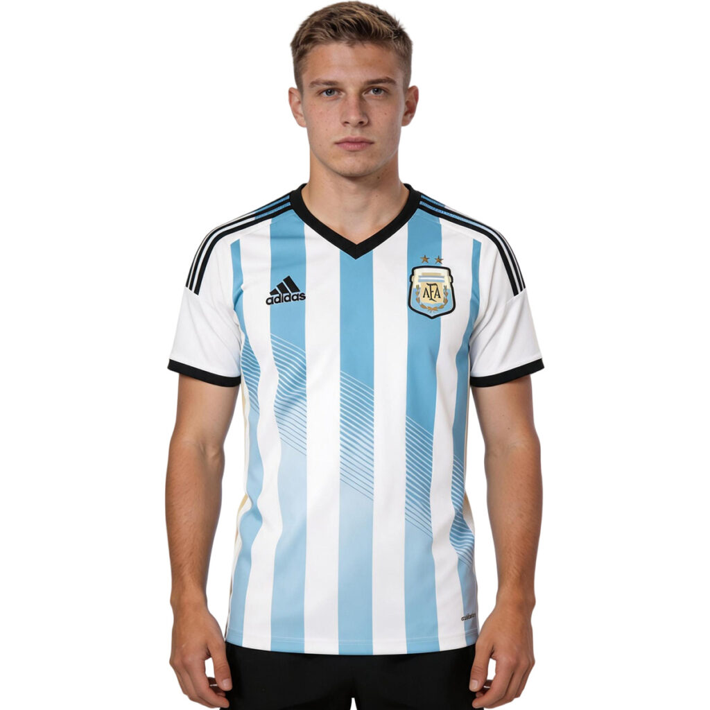 Retro Argentina Home Match Jersey World Cup 2014 - Cancha Kits