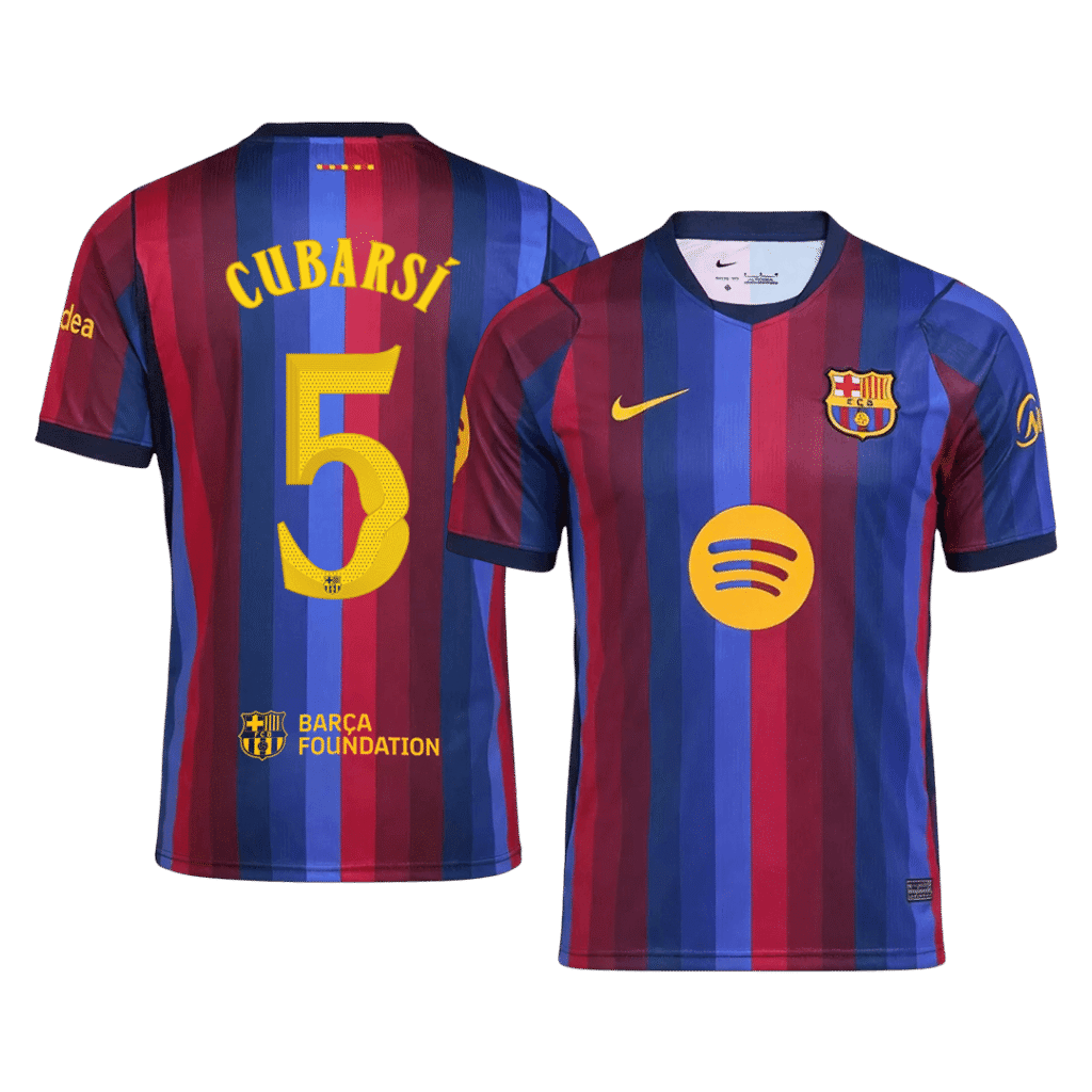 CUBARSÍ #5 Barcelona Home Jersey 2026/27 - Cancha Kits