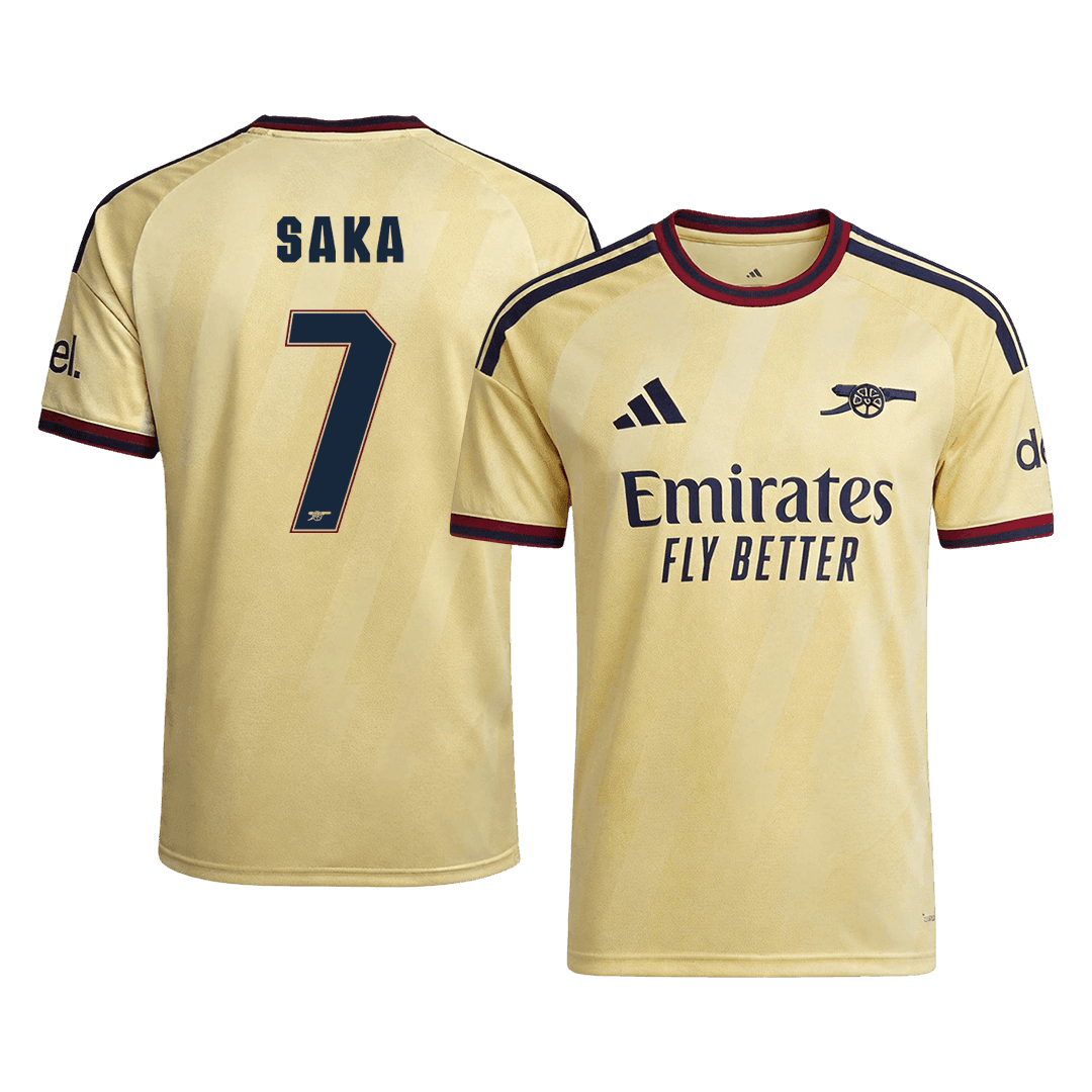 SAKA #7 Arsenal Third Away Match Jersey Player Version 2026/27