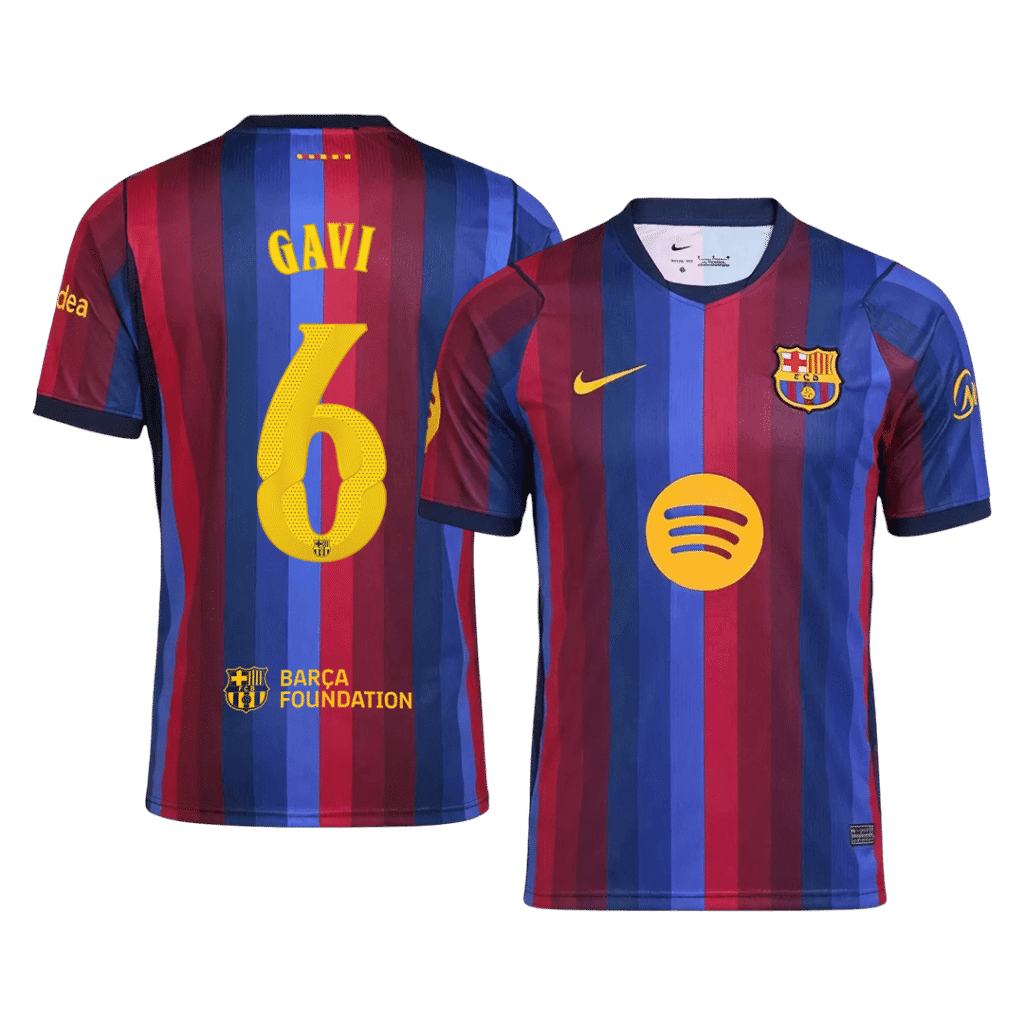 GAVI #6 Barcelona Home Jersey 2026/27 - Cancha Kits