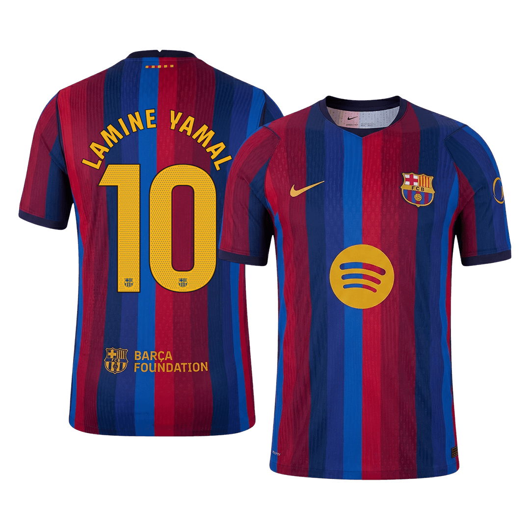 LAMINE YAMAL #10 Barcelona Home Match Jersey Player Version 2026/27