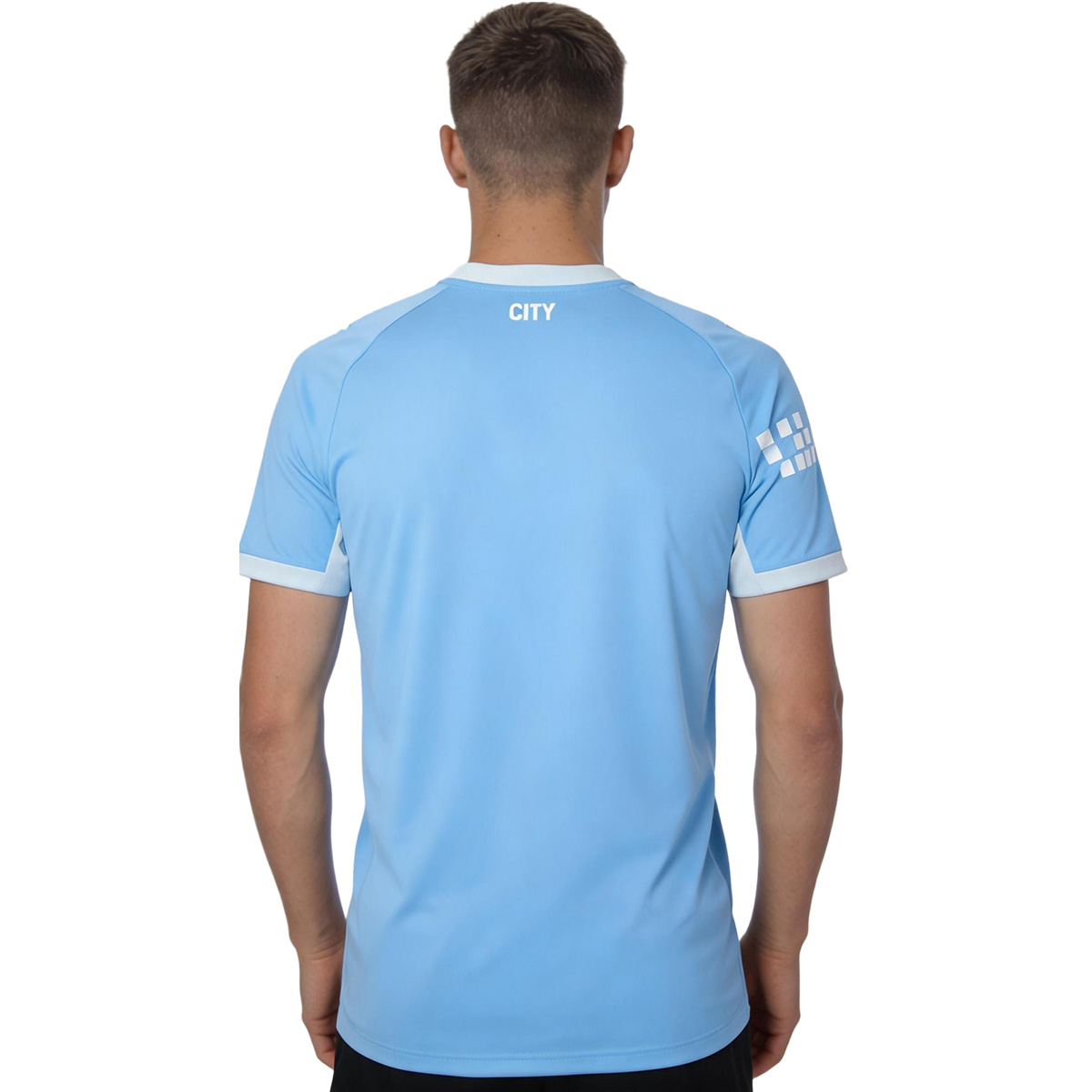 Manchester City Home Match Jersey Player Version 2026/27 (back view)