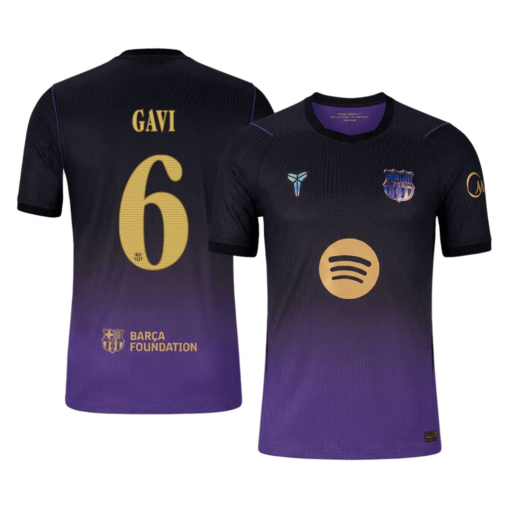 GAVI #6 Barcelona Away Match Jersey Player Version 2026/27 - Cancha Kits
