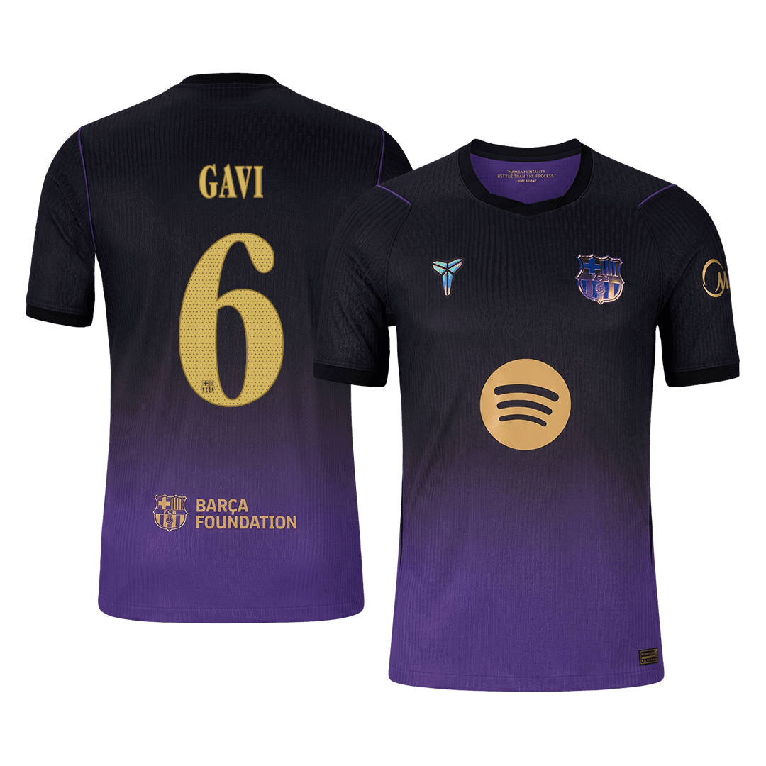 GAVI #6 Barcelona Away Match Jersey Player Version 2026/27