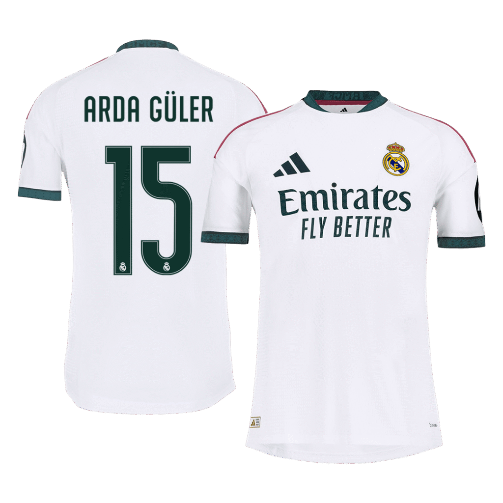 ARDA GÜLER #15 Real Madrid Home Match Jersey Player Version 2026/27 - Cancha Kits