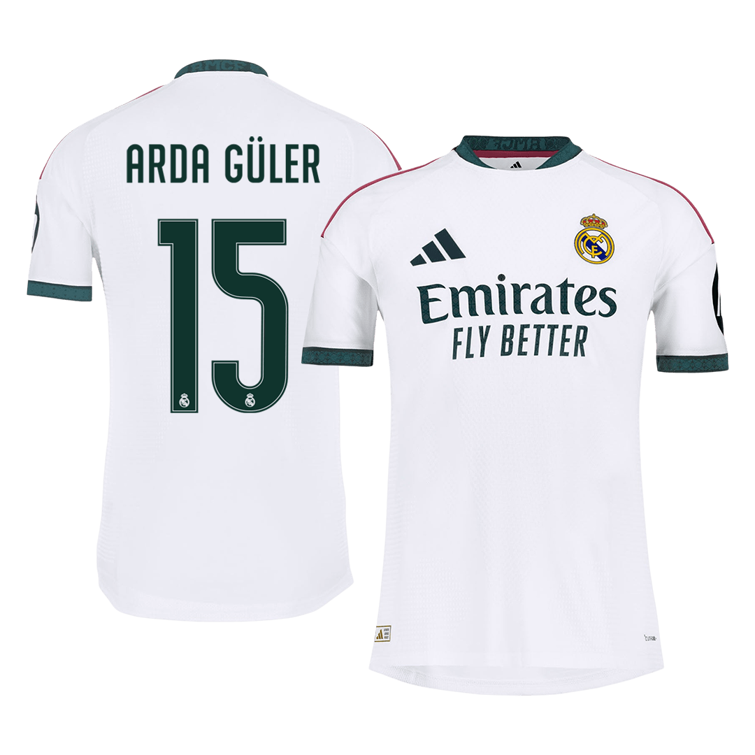 ARDA GÜLER #15 Real Madrid Home Match Jersey Player Version 2026/27