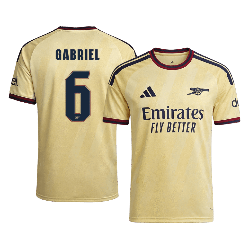 GABRIEL #6 Arsenal Third Away Match Jersey Player Version 2026/27 - Cancha Kits