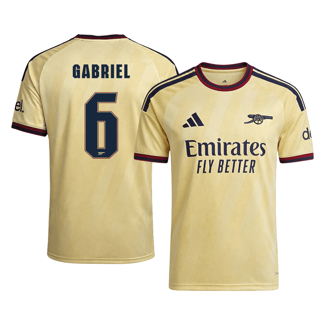 GABRIEL #6 Arsenal Third Away Match Jersey Player Version 2026/27