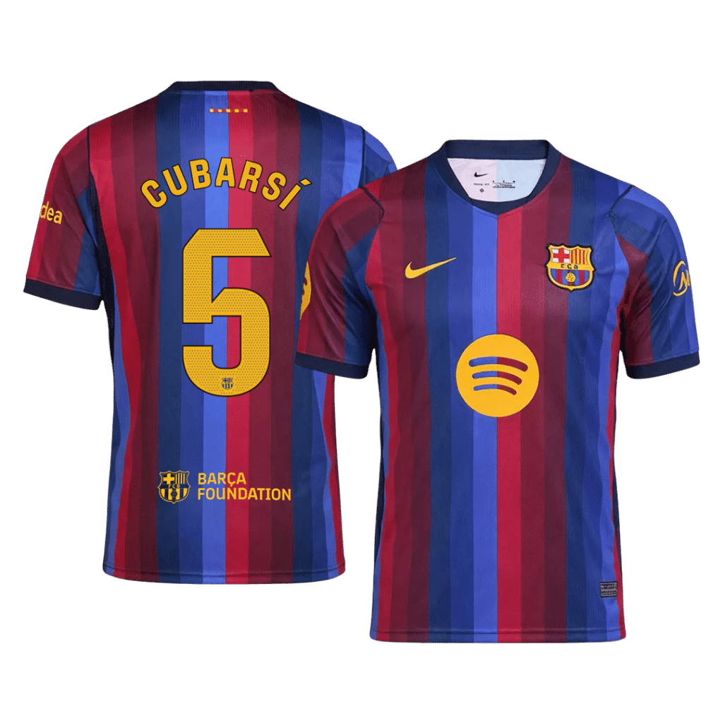 CUBARSÍ #5 Barcelona Home Jersey 2026/27 - Cancha Kits