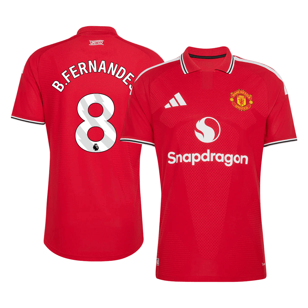 B. FERNANDES #8 Manchester United Home Match Jersey Player Version 2026/27