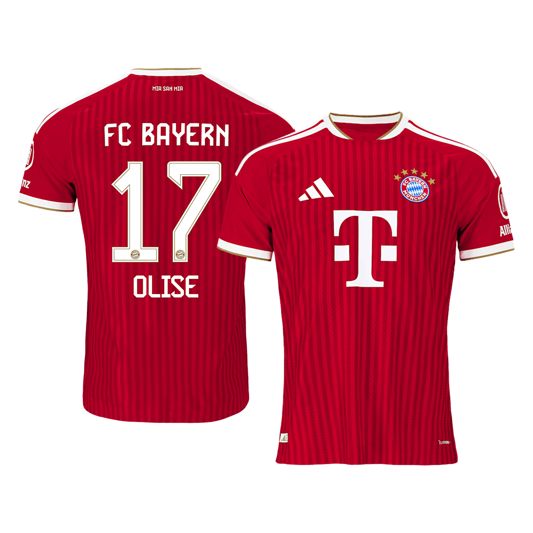 OLISE #17 Bayern Munich Home Match Jersey Player Version 2026/27