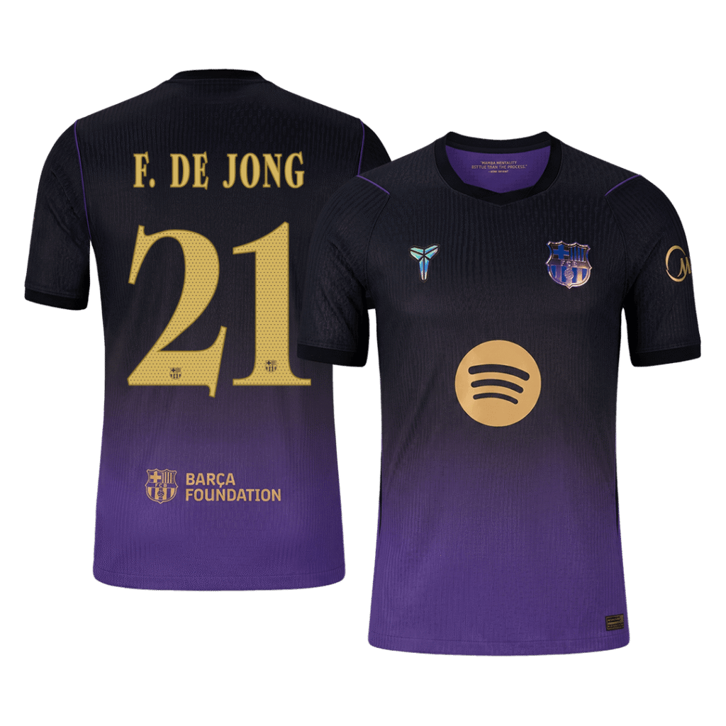 F. DE JONG #21 Barcelona Away Match Jersey Player Version 2026/27 - Cancha Kits