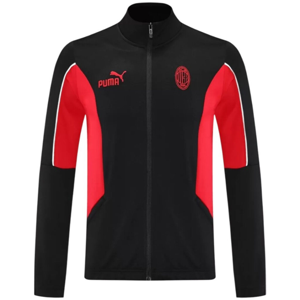 AC Milan Anthem Jacket Black 2025/26 - Cancha Kits