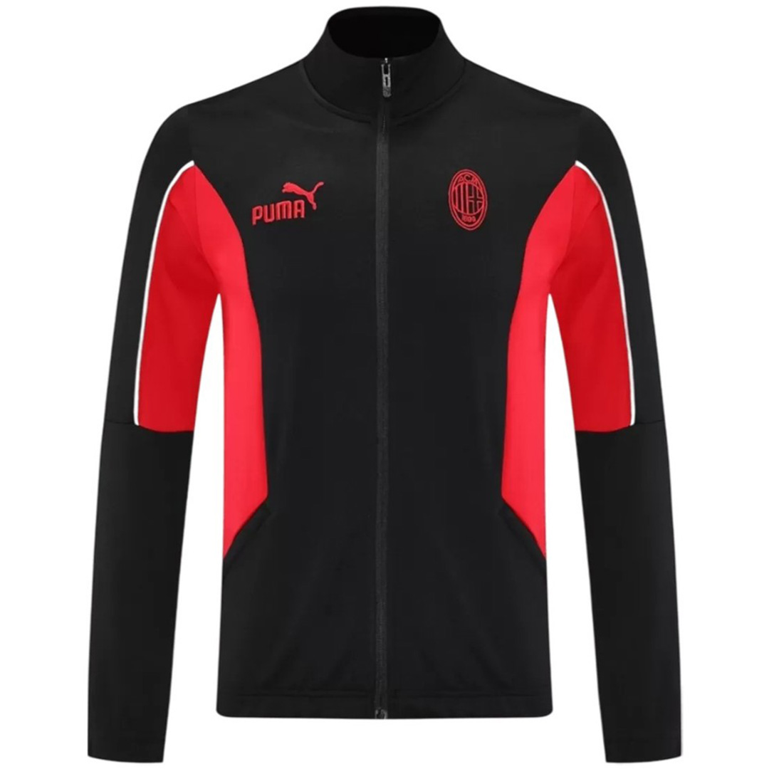 AC Milan Anthem Jacket Black 2025/26 — AC Milan Jacket 2025/26