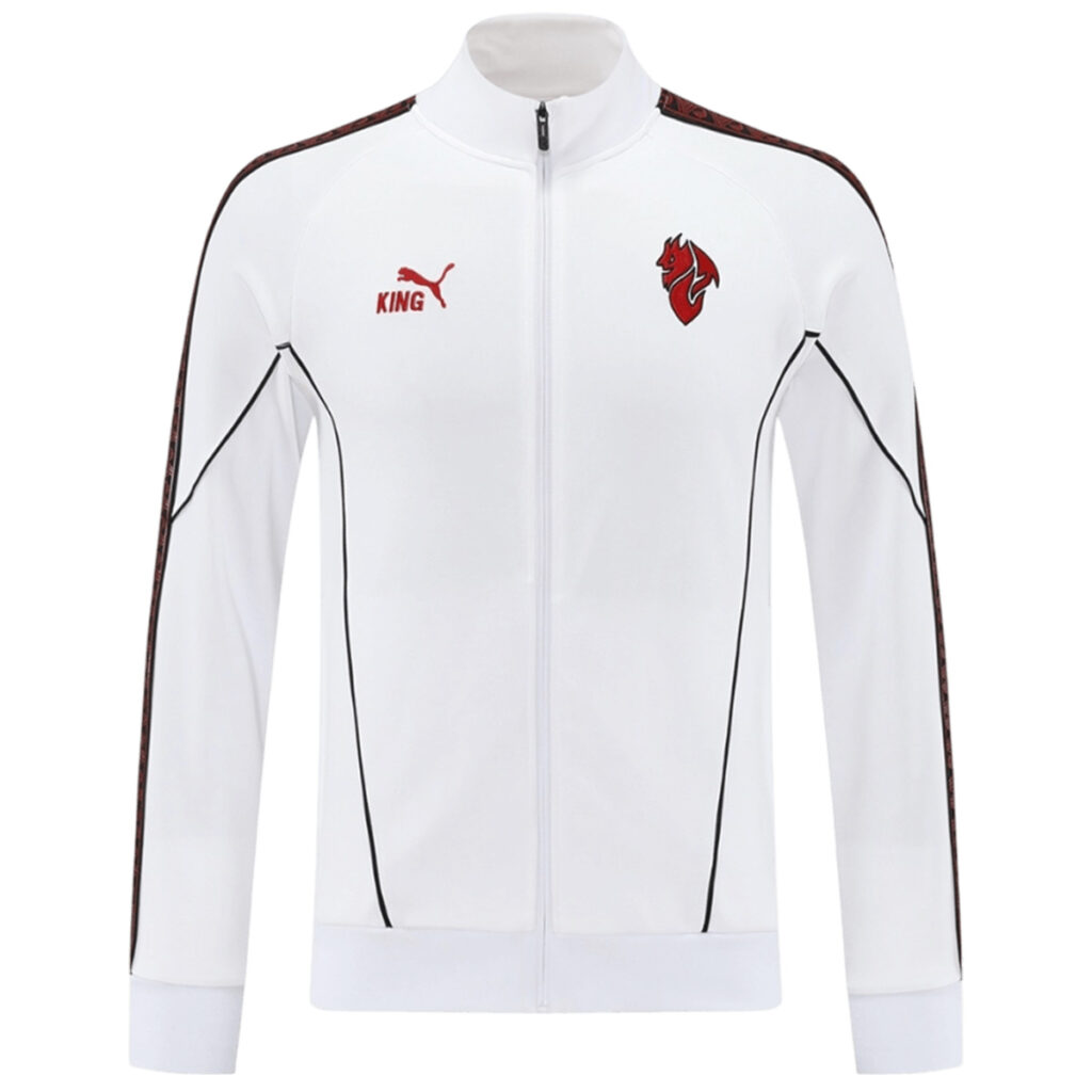 AC Milan Anthem Jacket White 2025/26 - Cancha Kits