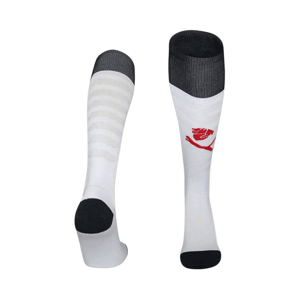 AC Milan Away Soccer Socks – White 2025/26 - Cancha Kits
