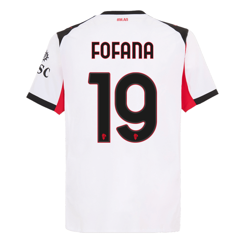 FOFANA #19 AC Milan Away Match Jersey Player Version 2025/26 - Cancha Kits