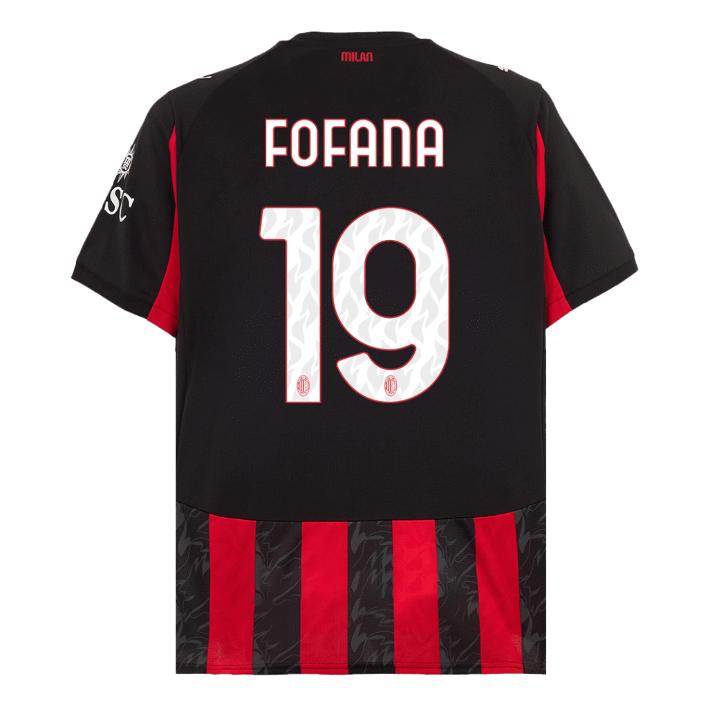 FOFANA #19 AC Milan Home Jersey 2025/26 - Cancha Kits