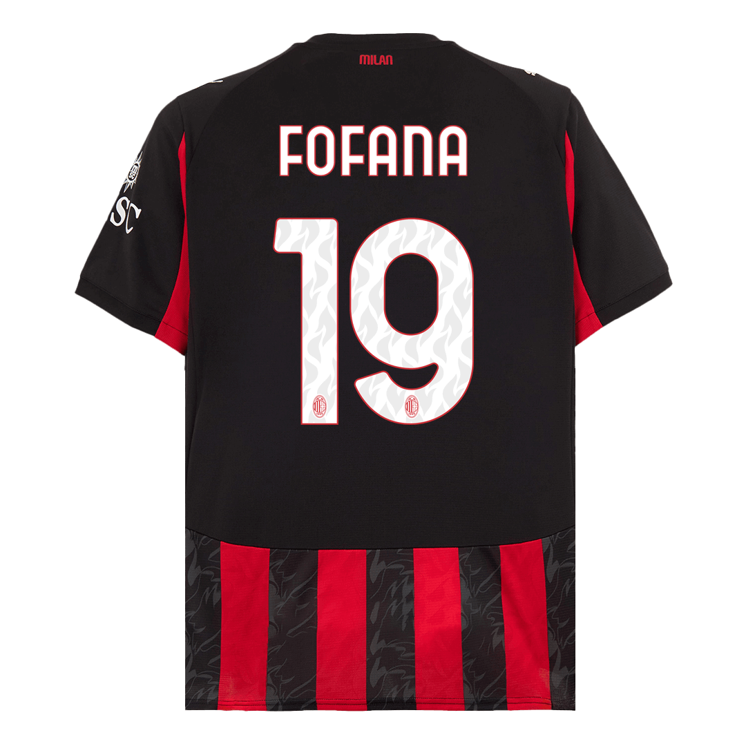 FOFANA #19 AC Milan Home Jersey 2025/26 — AC Milan Home 2025/26