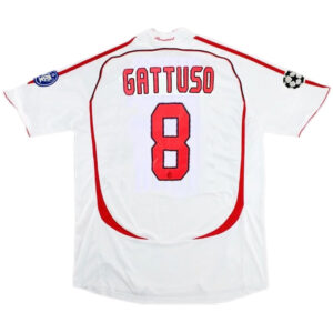 GATTUSO #8 Retro AC Milan UCL Final Away Jersey 2006/07 - Cancha Kits