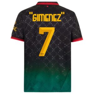 "GIMENEZ" #7 AC Milan Fourth Jersey - Cancha Kits