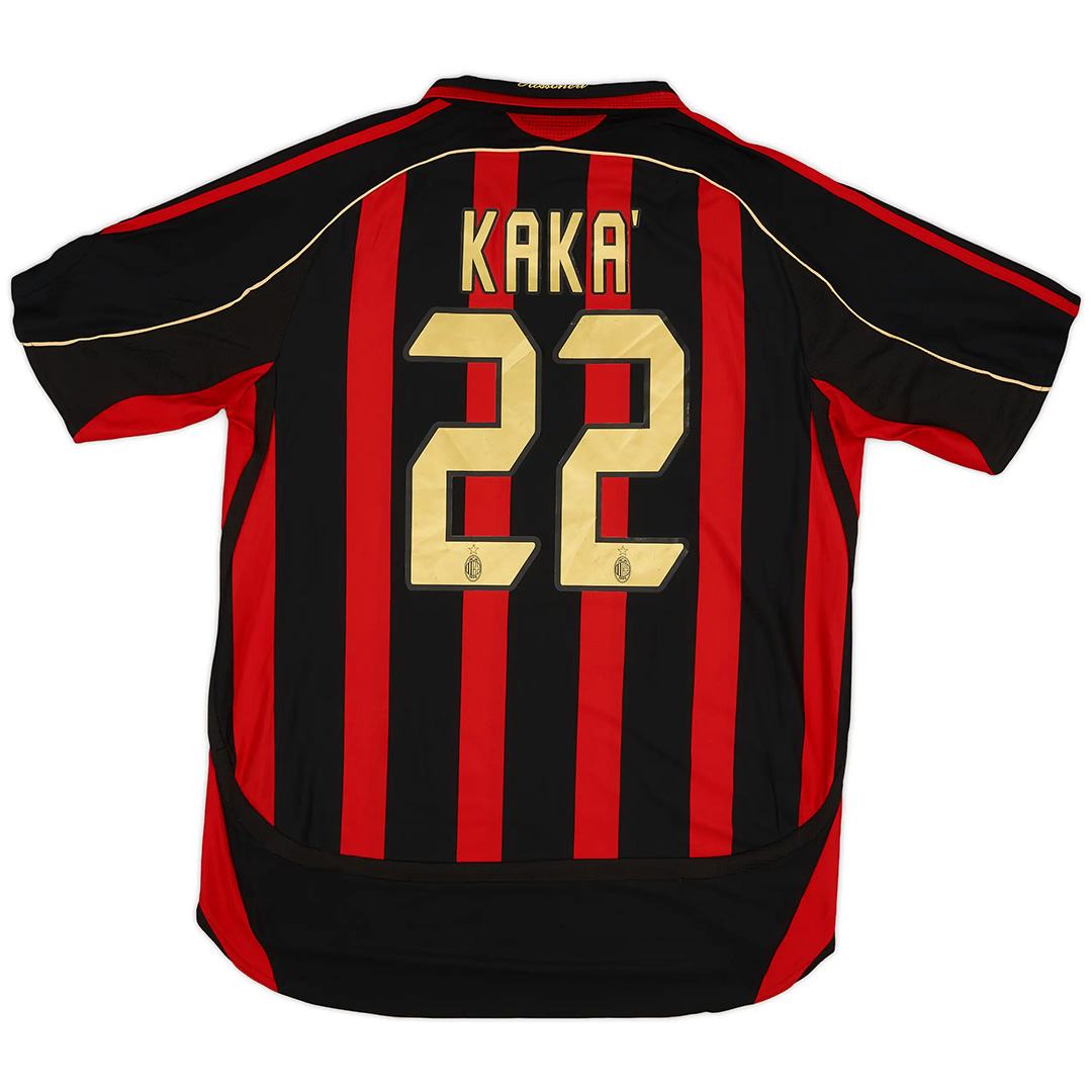 KAKA' #22 Retro AC Milan Home Jersey 2006/07 — AC Milan Home 2006/07