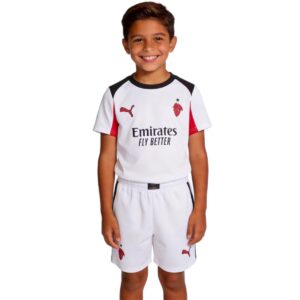 Kids AC Milan Away Jersey Kit 2025/26 - Cancha Kits