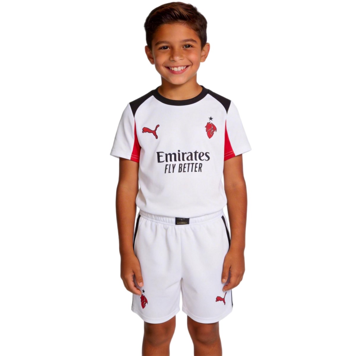 Kids AC Milan Away Jersey Kit 2025/26 — AC Milan Away 2025/26