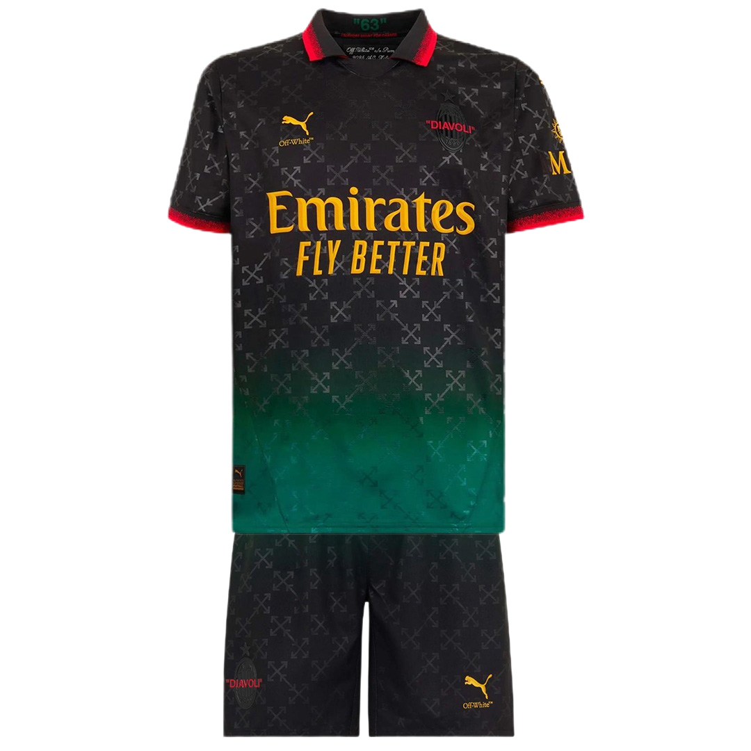Kids AC Milan Fourth Kit — AC Milan Fourth Away 2024/25