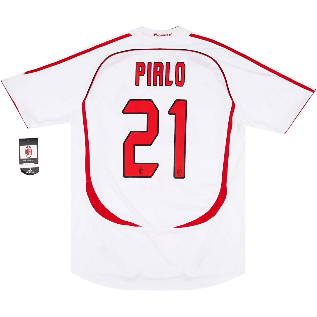 PIRLO #21 Retro AC Milan UCL Final Away Jersey 2006/07 — AC Milan Away 2006/07