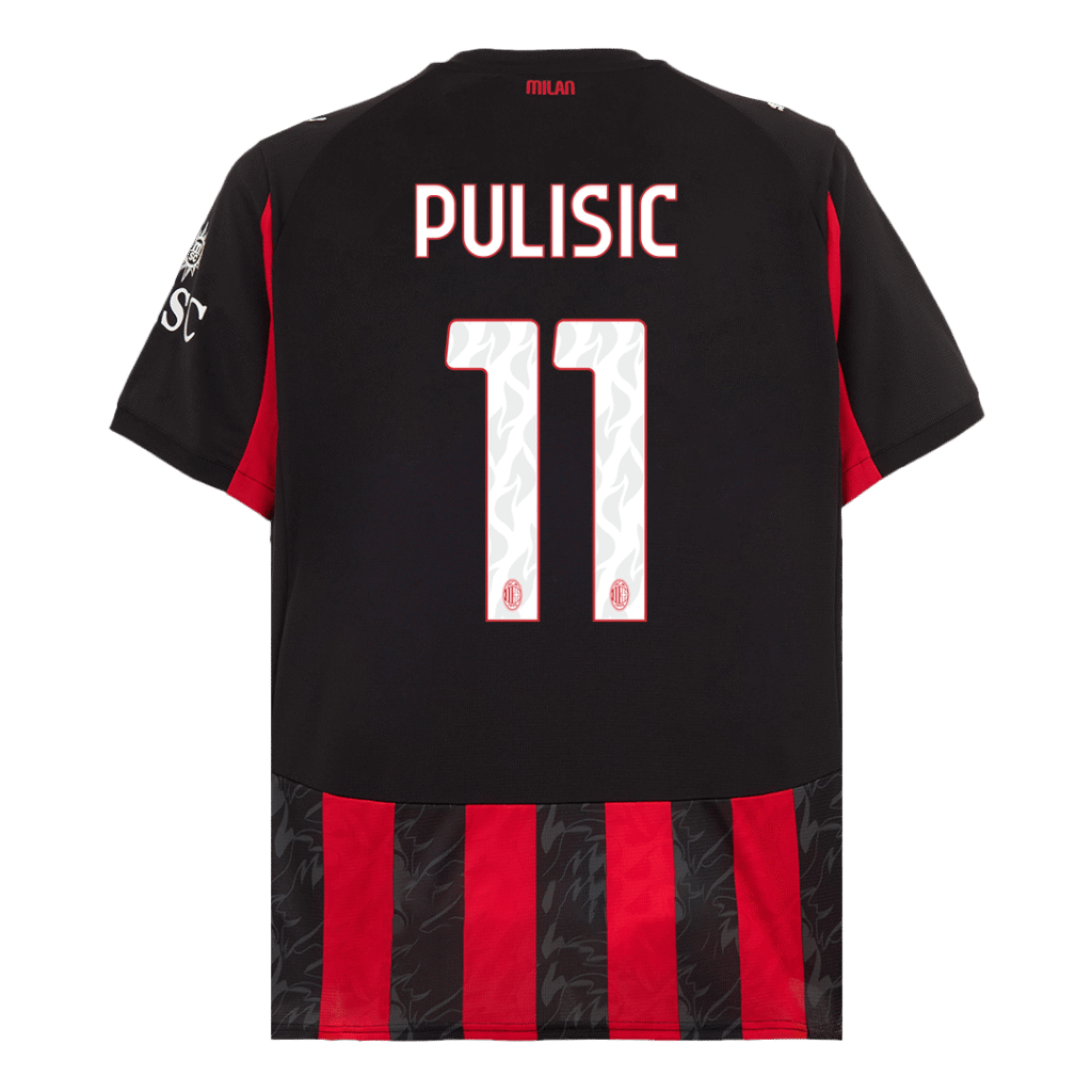 PULISIC #11 AC Milan Home Jersey 2025/26 - Cancha Kits