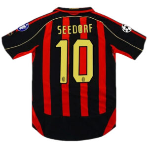 SEEDORF #10 Retro AC Milan UCL Home Jersey 2006/07 - Cancha Kits