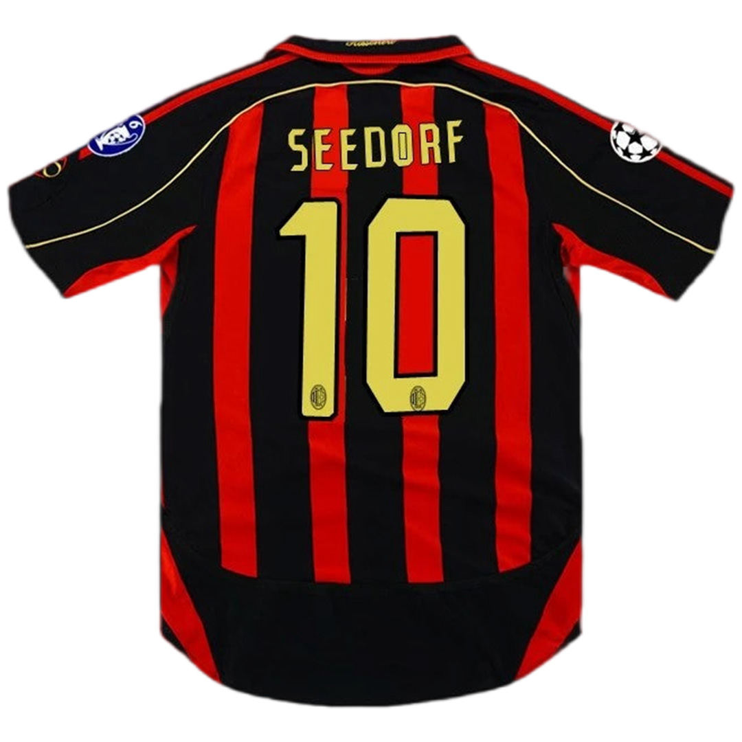 SEEDORF #10 Retro AC Milan UCL Home Jersey 2006/07 — AC Milan Home 2006/07
