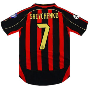 SHEVCHENKO #7 Retro AC Milan UCL Home Jersey 2006/07 - Cancha Kits