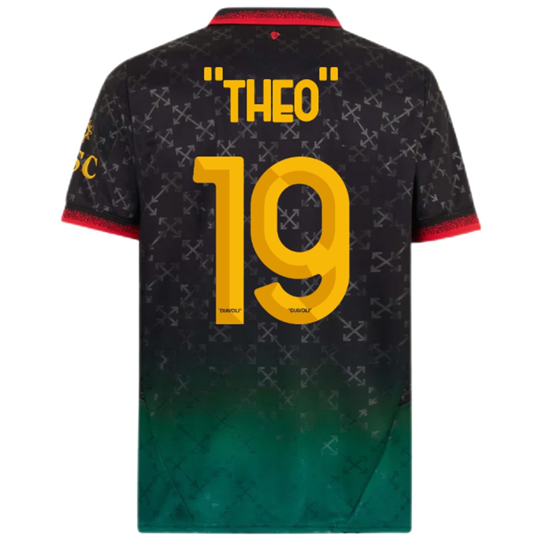 "THEO" #19 AC Milan Fourth Jersey — AC Milan Fourth Away 2024/25