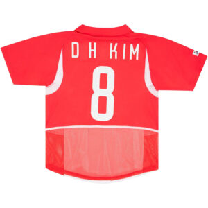 D H KIM #8 Retro South Korea Home Jersey 2002 - Cancha Kits