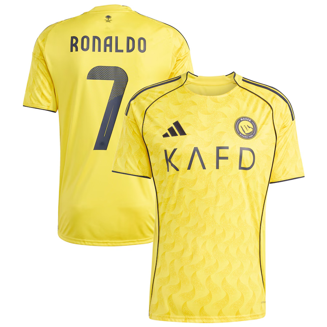 RONALDO #7 Al Nassr Home Jersey 2025/26 — Al Nassr Home 2025/26